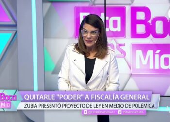 Quitarle “poder” a Fiscalía General: Zubía presentó proyecto de ley en medio de polémica