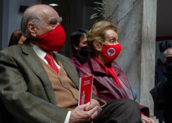 Julio María Sanguinetti y Marta Canessa