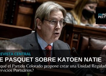 Si en el Puerto habrá una sola empresa -Katoen Natie- operando contenedores, el Estado debe controlar tarifas como dice la ley de 1992, sostuvo Ope Pasquet (PC) sobre proyecto para crear unidad reguladora portuaria