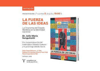 El Dr. Julio María Sanguinetti presenta ”La fuerza de las ideas”