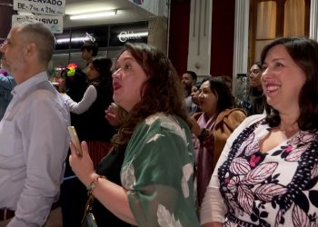 Ministro Tabaré Viera en la segunda noche del carnaval de Artigas