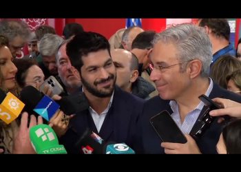 Partido Colorado anunció la fórmula presidencial de Andrés Ojeda y Robert Silva